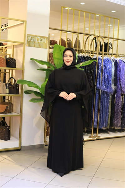 فستان كود 7108 بتفاصيل من الشيفون