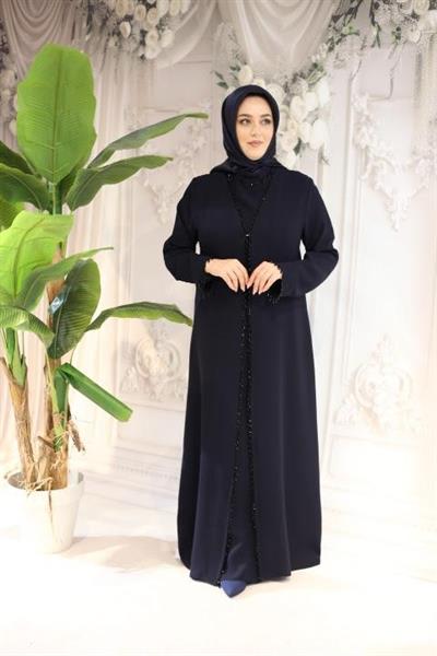 7111 CODE STONE DETAILED ABAYA SUIT