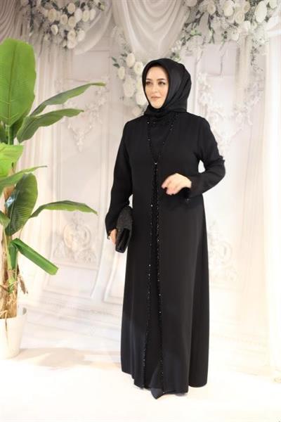 7111 CODE STEIN DETAILLIERTE ABAYA ANZUG