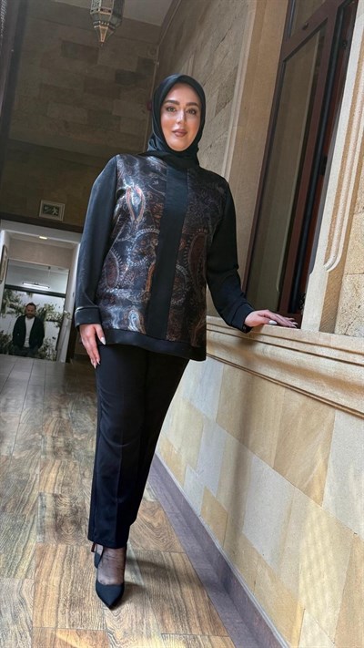 7116 KOD DESENLİ TUNİK