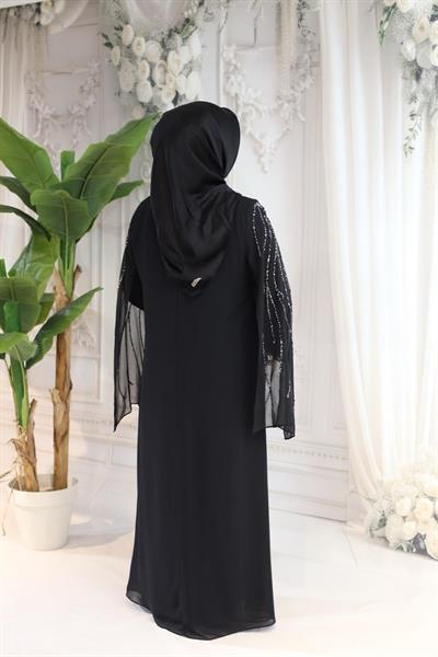 7201 فستان كاب شيفون كود شيفون مرصع بالأحجار