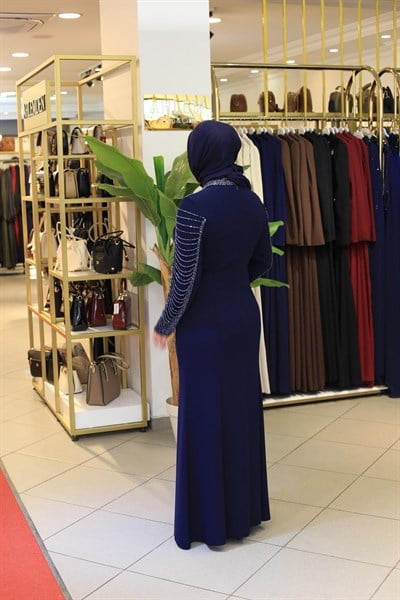 7201 KOD SALKIM TAŞLI ABİYE ELBİSE