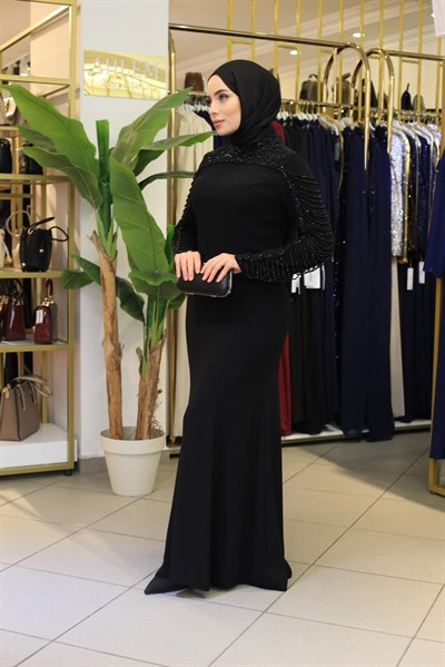 7201 KOD SALKIM TAŞLI ABİYE ELBİSE