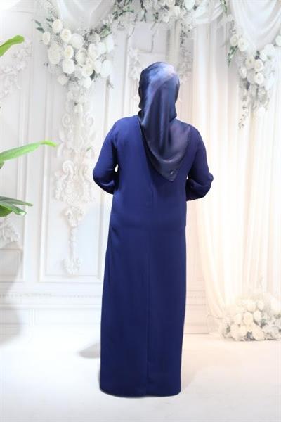 7217 CODE ABAYA EN CRÊPE ELBİSE