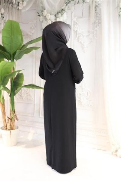 7217 CODE CREPE ABAYA ELBİSE