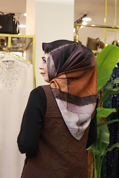 7487701/313 KOD AKER SAF İPEK EŞARP EŞARP MOR