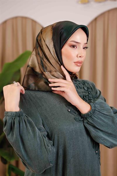 7487701/351 KOD AKER SAF İPEK EŞARP EŞARP YEŞİL