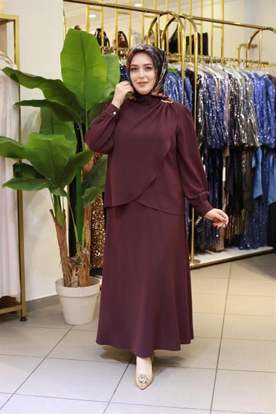 7538 CODE GOLD ACCESSORIES SKIRT SUIT