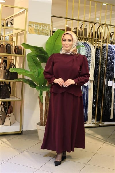 7538 KOD GOLD AKSESUARLI ETEKLİ TAKIM