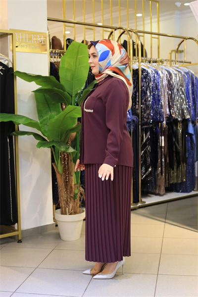 7539 CODE JUPE À PLIS ENSEMBLE