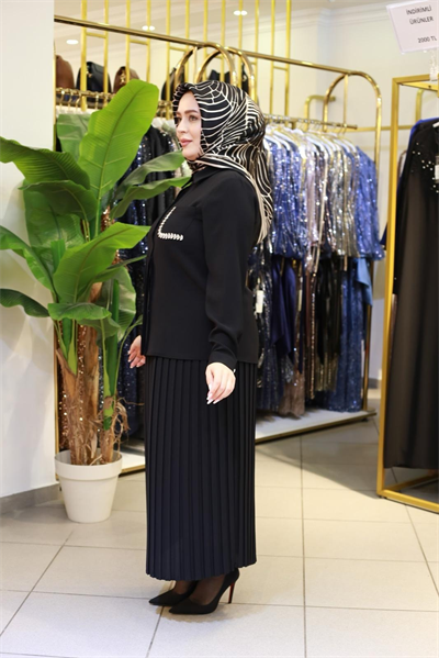 7539 CODE JUPE À PLIS ENSEMBLE