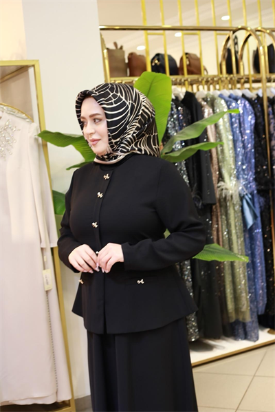 7553 Ensemble jupe à boutons