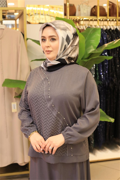 7556 KOD JAKAR KUPRA ETEKLİ TAKIM GRİ