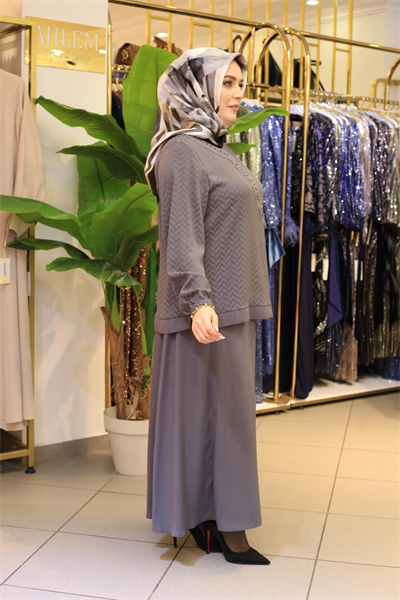 7556 KOD JAKAR KUPRA ETEKLİ TAKIM GRİ