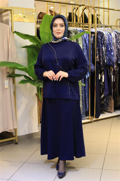 7556 KOD JAKAR KUPRA ETEKLİ TAKIM LACİVERT