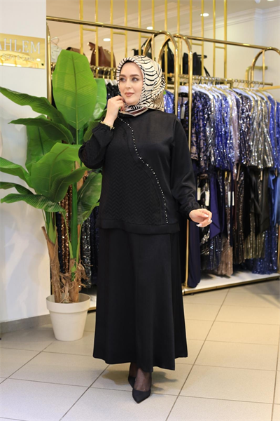 7556 KOD JAKAR KUPRA ETEKLİ TAKIM SİYAH