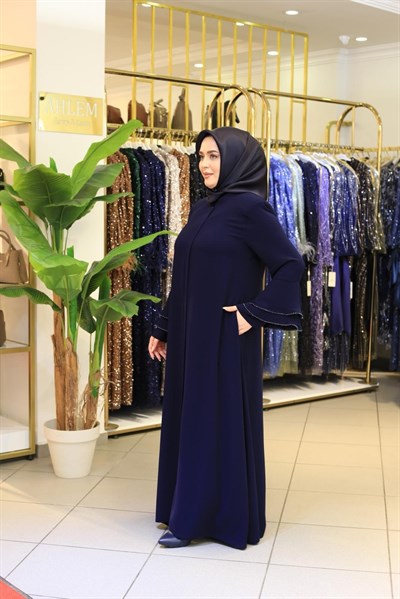 7637 KOD KOL DETAYLI DÜZ FERACE