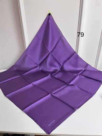 79 KOD DÜZ RENK ARMİNE SAF İPEK EŞARP STD