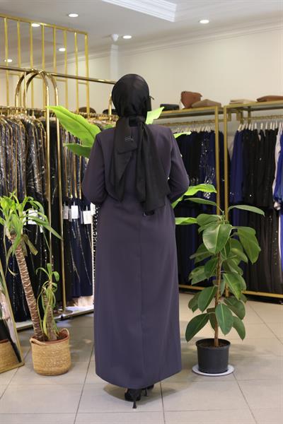 8002 CODE FLOWER BRONZE ABAYA