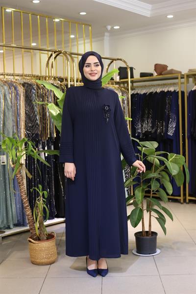 8002 CODE FLOWER BRONZE ABAYA