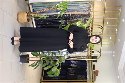 8002 CODE FLOWER BRONZE ABAYA