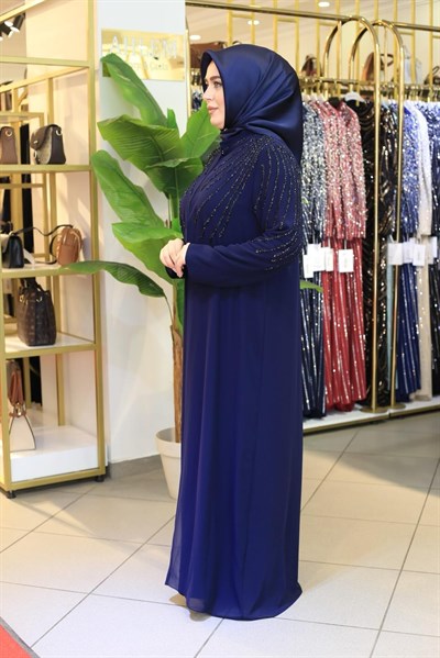 803 KOD ŞERİT TAŞLI ABAYA TAKIM