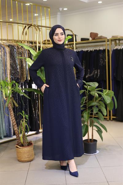 8204 CODE LEOPARD BRONZE ABAYA