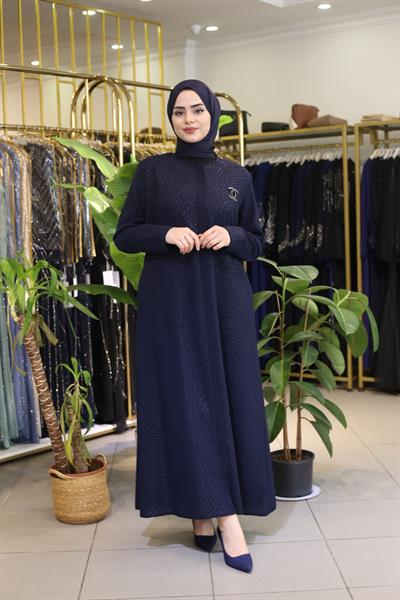 8204 CODE LEOPARD BRONZE ABAYA