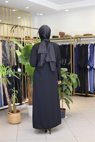 8204 CODE LEOPARD BRONZE ABAYA