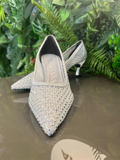 822 CODE FRAUEN KURZE HEELED ABENDKLEID SCHUHE