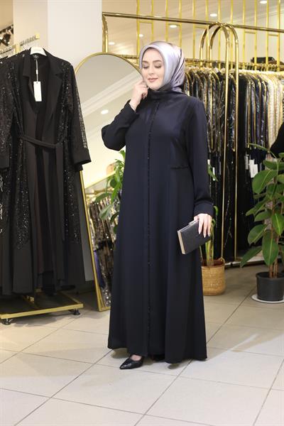 8237 CODE WATERWAY BEAD EMBROIDERY ABAYA