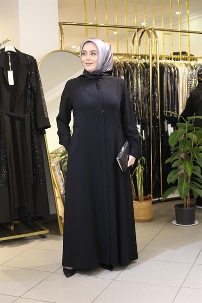 8237 CODE WATERWAY BEAD EMBROIDERY ABAYA