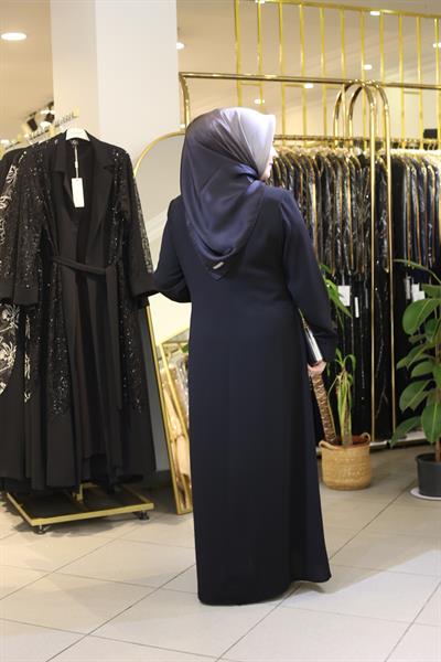 8237 CODE WATERWAY BEAD EMBROIDERY ABAYA