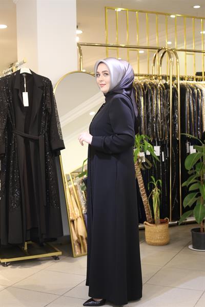 8237 CODE WATERWAY BEAD EMBROIDERY ABAYA
