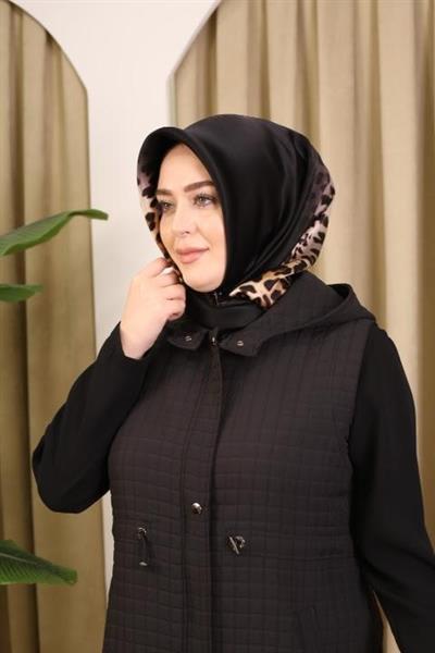 8438701/311 CODE LEOPARD DESENLİAKER SAF İPEK EŞARP