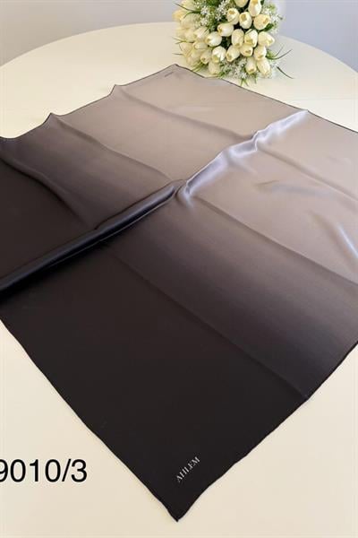 9010/3 KOD GEÇİŞLİ SİYAH AHLEM SAF İPEK EŞARP STD