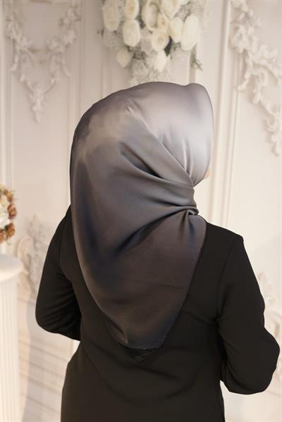 9010/3 KOD GEÇİŞLİ SİYAH AHLEM SAF İPEK EŞARP STD