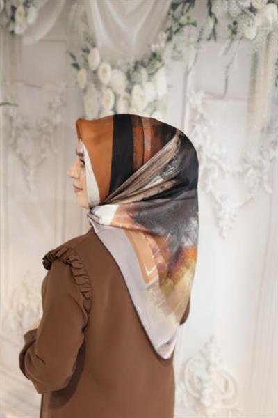 9034701/331 КОД КОМПАНИИ DESENLİ AKER SAF İPEK EŞARP