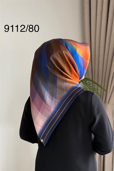 9112/80 KODLU ARMİNE SAF İPEK LACİVERT