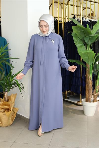 9130 CODE CUFF SLEEVE BRONZE ABAYA