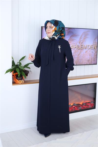 9130 CODE CUFF SLEEVE BRONZE ABAYA