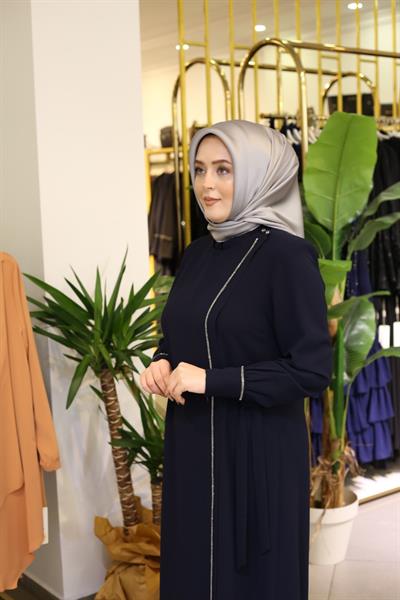 9190 CODE SLEEVES WATER STONE ABAYA