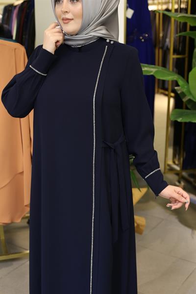 9190 CODE SLEEVES WATER STONE ABAYA