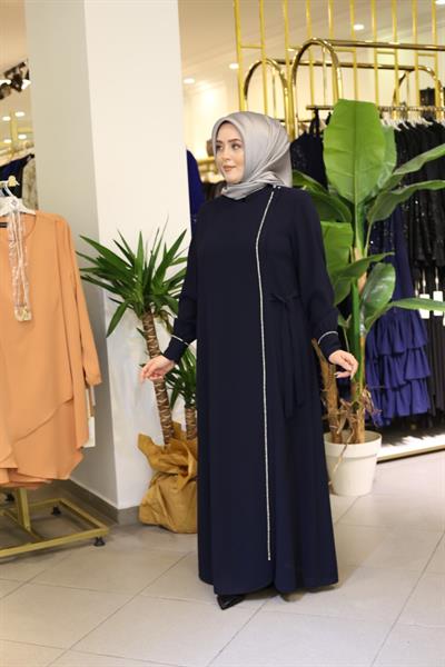 9190 CODE SLEEVES WATER STONE ABAYA