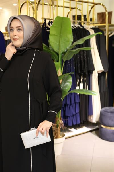 9190 CODE SLEEVES WATER STONE ABAYA