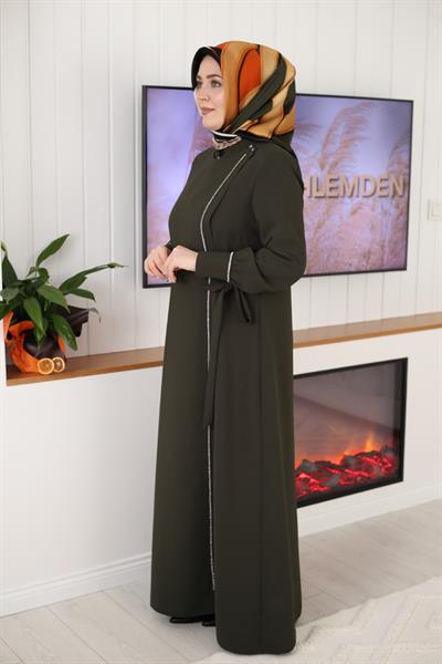 9190 CODE SLEEVES WATER STONE ABAYA