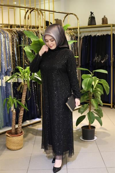 9251 فستان سهرة مطبوع بالحجر كود 9251