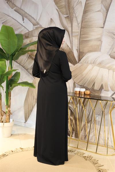 9306 CODE LEAF BEAD EMBROIDERY ABAYA