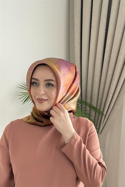 وشاح أرميني ملون من الحرير الخالص كود أرميني