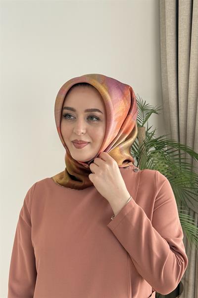 وشاح أرميني ملون من الحرير الخالص كود أرميني